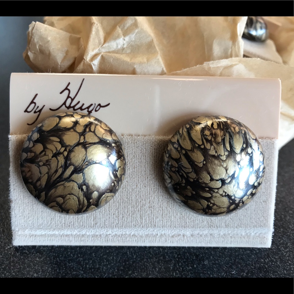 Vintage Hugo Earrings For Pierced Ears